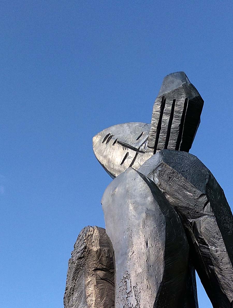 Hockende, Detailansicht