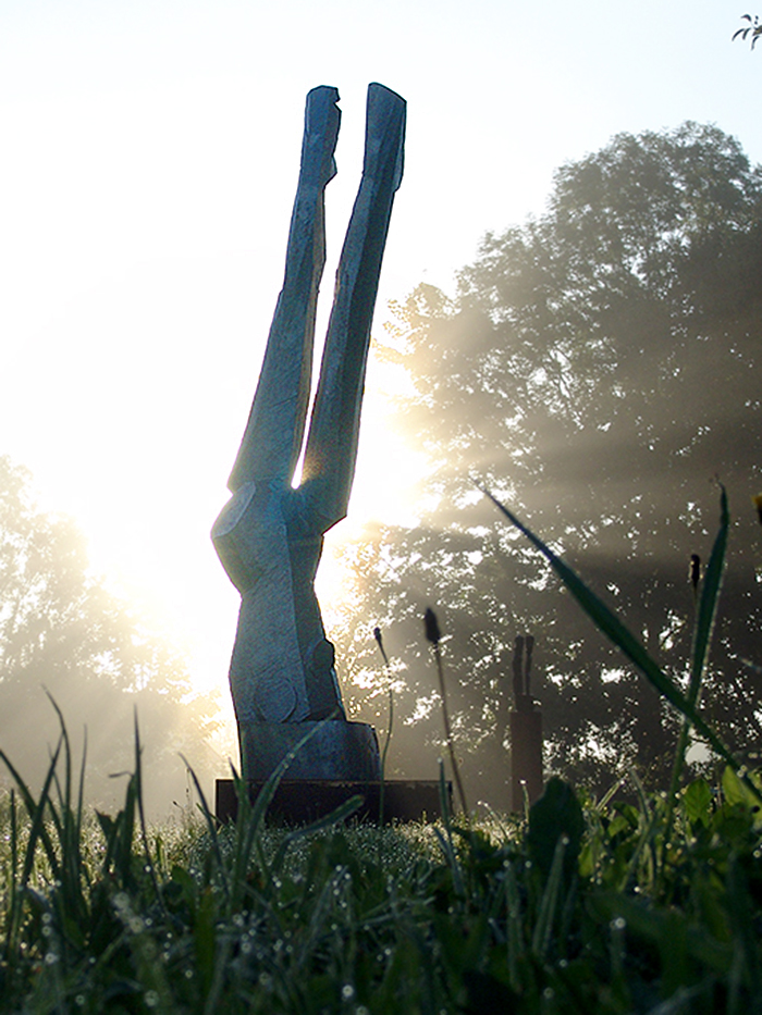 Himmelwärts, Aluminiumguss, Höhe 263cm