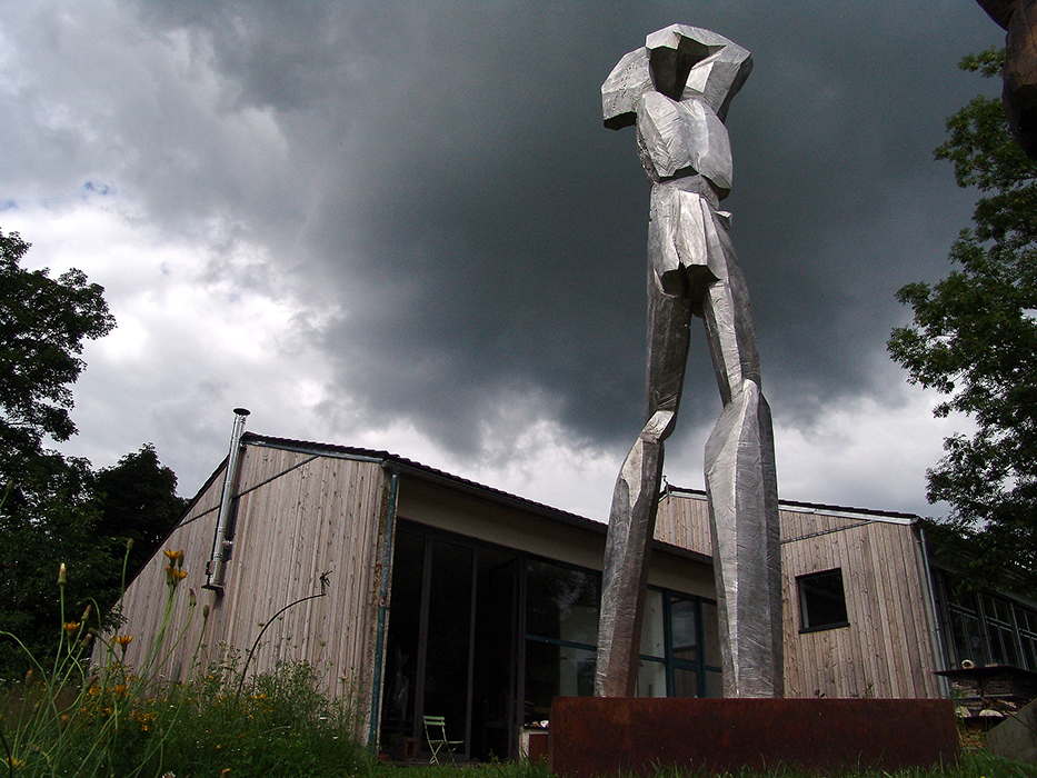 Schreitender, Rückseite