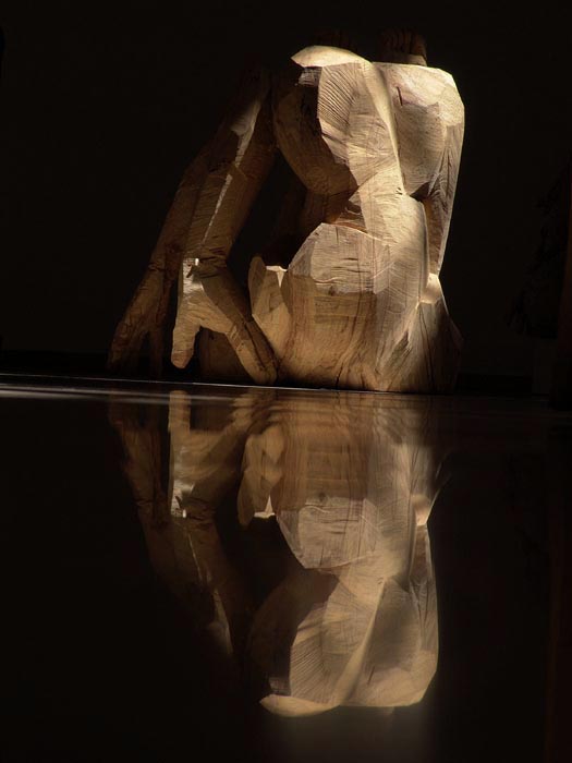 ohne Titel, Buche, H 104cm