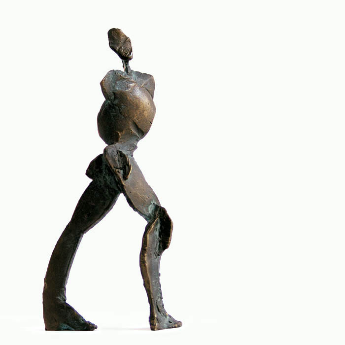 Krieger I, Bronze, Höhe 15cm