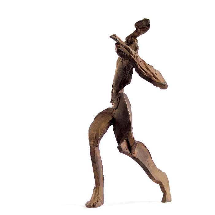 Krieger II, Bronze, Höhe 15cm
