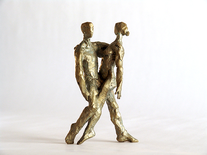 Marcel & Olesya, Bronze, Höhe 13cm