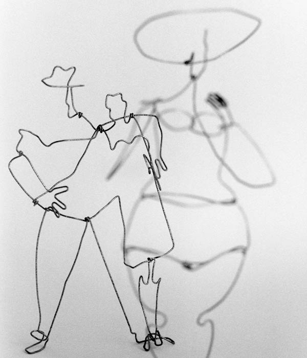 Marktplatz und Badegast, Draht