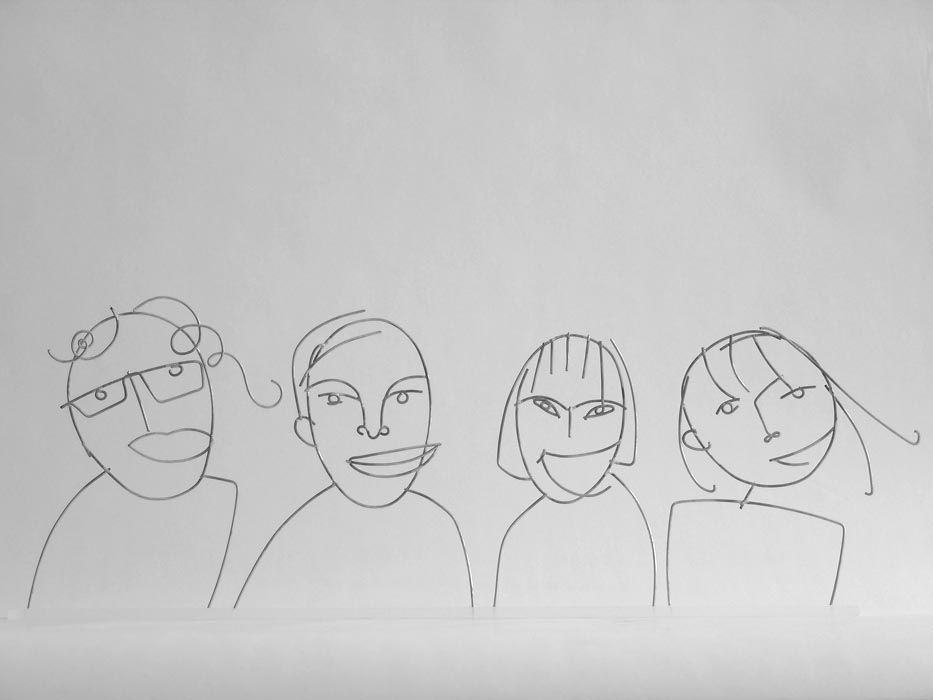 Beispiel eines Familienporträts