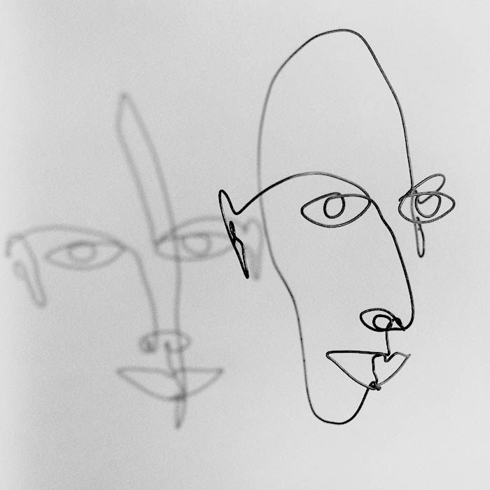 Kopf, Draht hängend