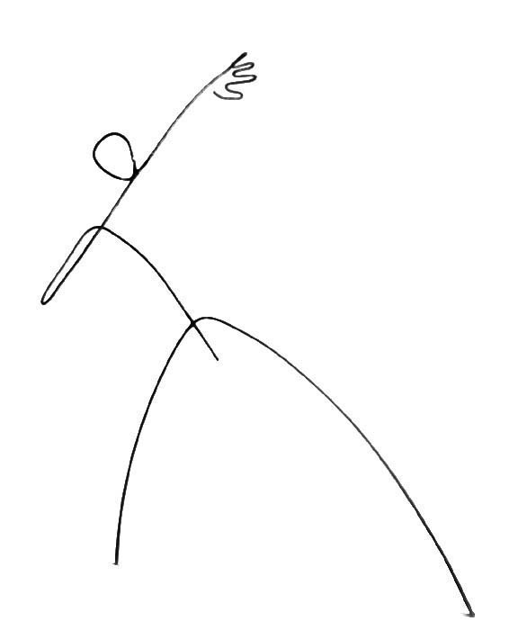 Dynamik, Draht, Höhe 34cm