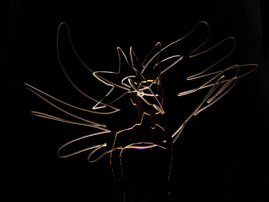 Garuda apears, Stahl lackiert, H 3,30m