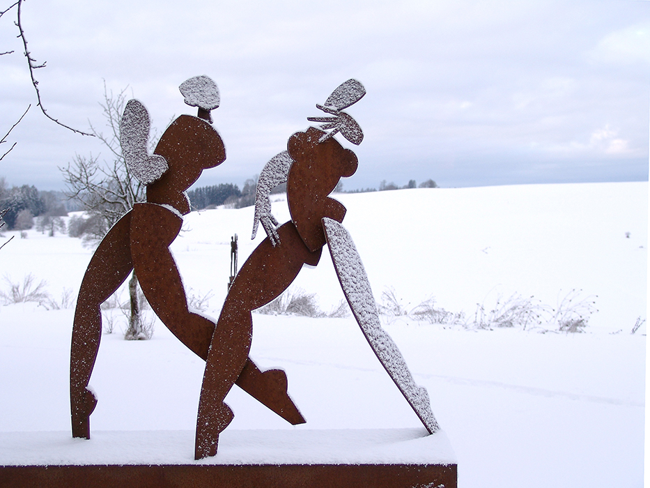 Sommer im Paradies, Stahl, H 143cm